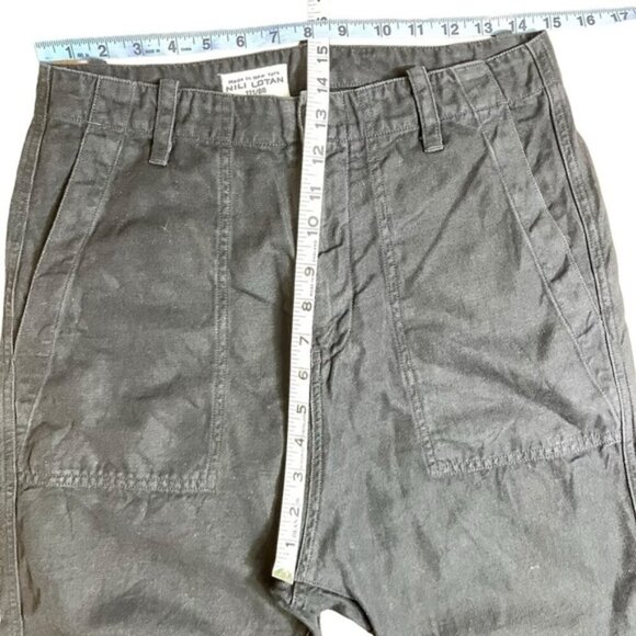 Nili Lotan Paris Cropped Pants Relaxed Fit Dropped Crotch in Black Sz 2 - Picture 5 of 10